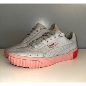 Puma California Chase Tennis Running Shoes Womens Size 7C Gray Leather 370669-04